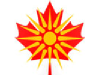 Macedonian and Canadian flags